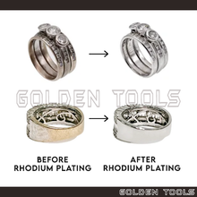 Load image into Gallery viewer, Platinized Titanium Anode Plate Bath Immersion Plating Tools Sadur Jewellery Metal Plating Electroplating
