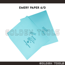 Load image into Gallery viewer, Premier Golden Touch Emery Paper Grade 6/0 Polishing Use Kertas Pengilat Besi
