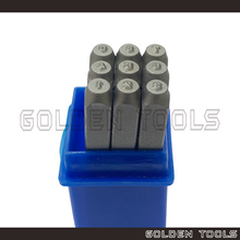 Load image into Gallery viewer, 1.5mm Numeric Metal Stamp Set Number Marking Punch Cop Set Jewellery Stamping Marking Tools
