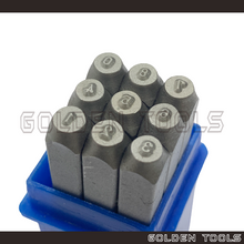 Load image into Gallery viewer, 1.5mm Numeric Metal Stamp Set Number Marking Punch Cop Set Jewellery Stamping Marking Tools
