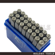 Load image into Gallery viewer, 1.5mm Uppercase Alphabet Letter Cop Metal Stamp Set Marking Punch Set Jewellery Stamping Marking Tools
