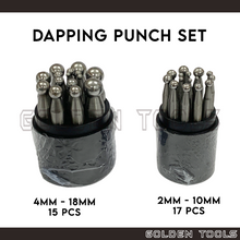 Load image into Gallery viewer, 15 Pcs / 17 Pcs Dapping Punch Set Doming Punch Jewellery Making Casting Metal Casting
