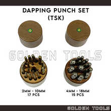 Load image into Gallery viewer, TSK 15 Pcs / 17 Pcs Dapping Punch Set Doming Punch Jewellery Making Casting Metal Casting
