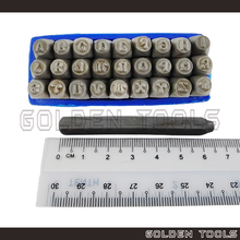 Load image into Gallery viewer, 1.5mm Uppercase Alphabet Letter Penguin Font Cop Metal Stamp Set Marking Punch Set Jewellery Stamping Marking Tools
