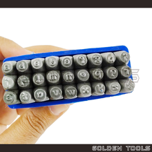 Load image into Gallery viewer, 1.5mm Lowercase Alphabet Letter Penguin Font Cop Metal Stamp Set Marking Punch Set Jewellery Stamping Marking Tools
