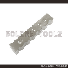 Load image into Gallery viewer, 8" Steel Grooved Long Cylinder Shape Dapping Design Block Dapping Dies For Jewellery Casting Tools
