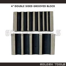 Load image into Gallery viewer, Half Round Grooved Dapping Design Block Dapping Dies Handicraft Art DIY Jewellery Making Shaping Tools
