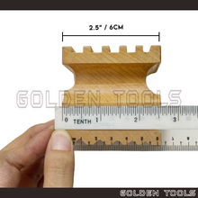 Load image into Gallery viewer, Swage Block &amp; Wooden Wood Punch Set Block Handicraft Art DIY Jewellery Making Shaping Tools
