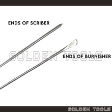 Load image into Gallery viewer, Double Ended Scriber Burnisher for Carving Metal Modelling Sculpting Engraving Crafting Tools
