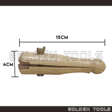 Load image into Gallery viewer, Wooden Ring Clamp With Fly Nut Ring Holder Polishing Tools Repairing Tools Work Bench Jewellery Tools
