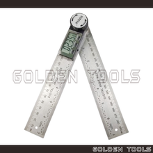 Load image into Gallery viewer, 360° Digital Angle Ruler Stainless Steel With Display Measuring Precision Tools
