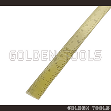 Load image into Gallery viewer, Brass Chinese Ruler Pembaris With mm unit &amp; Chinese Unit of Measurement cun (寸) Jewellery Measuring Precision Tools
