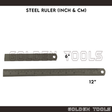 Load image into Gallery viewer, Steel Ruler Pembaris With inch &amp; cm Measuring Precision Tools
