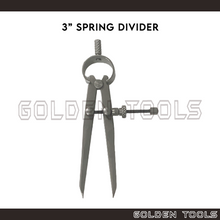 Load image into Gallery viewer, 3'' Spring Divider Jewellery Making Use Cross Compass Measuring Precision Rotating Tools Leather Craft
