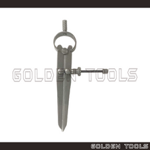 Load image into Gallery viewer, 3'' Spring Divider Jewellery Making Use Cross Compass Measuring Precision Rotating Tools Leather Craft
