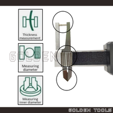 Load image into Gallery viewer, Pocket Mini Thickness Gauge 0-25mm Measuring Tools
