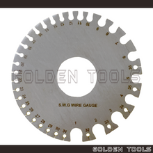 Load image into Gallery viewer, 1-36 Stainless Steel Wire Gauge Round SWG Wire Diameter Measurement Size Measurement Jewellery Measuring Precision Tools
