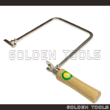 Load image into Gallery viewer, 150mm x 125mm Saw Bow Frame With Wooden Handle Mata Gergaji Jewellery Cutting Tools Dental Tools Hand Tools
