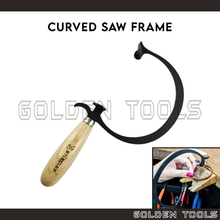 Load image into Gallery viewer, Curved Saw Bow Frame With Wooden Handle Mata Gergaji Jewellery Cutting Tools Dental Tools Hand Tools
