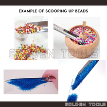 Load image into Gallery viewer, Beads Scoop Gem Scoop Manik Gelang Metal Making DIY Handicraft Bracelet Beadsmith Art Works
