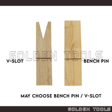 Load image into Gallery viewer, Wood Bench Pin Stopper V-Slot Bench Peg Jewellery Making Table DIY Desk Tool Art Crafting Casting Tools

