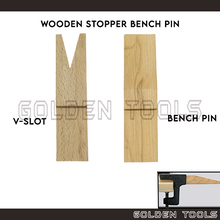 Load image into Gallery viewer, Wood Bench Pin Stopper V-Slot Bench Peg Jewellery Making Table DIY Desk Tool Art Crafting Casting Tools
