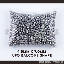 Load image into Gallery viewer, UFO Balcone Shape Stainless Steel Tumbling Shot Tumbling Bead Mini Rotary Tumbler Jewellery Polishing
