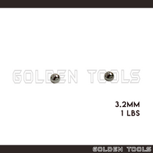 Load image into Gallery viewer, 1 Lbs 2.0mm 3.2mm 4mm Round Shape Carbon Steel Tumbling Shot Bead For Mini Rotary Tumbler Jewellery Dental Polishing
