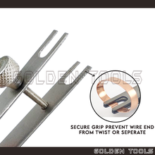 Load image into Gallery viewer, Titanium Bezel Clamp Soldering Clamp Crafting DIY Cincin Metal Sheet Holding Tools
