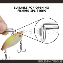 Load image into Gallery viewer, Split Ring Opener Tweezer Jump Ring Tools Keychain Making DIY Handicraft Art Souvenir Making
