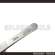 Load image into Gallery viewer, Flat Tip Tweezer Components Holding Assembling Tools Hobbyist DIY Art Handicraft Tools

