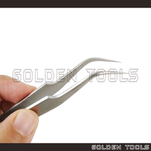 Load image into Gallery viewer, Curved Fine Tip Tweezer Components Holding Assembling Tools Hobbyist DIY Art Handicraft Tools
