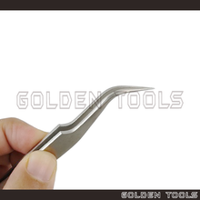 Load image into Gallery viewer, Curved Fine Tip Tweezer Components Holding Assembling Tools Hobbyist DIY Art Handicraft Tools
