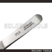 Load image into Gallery viewer, Flat &amp; Squared Tip Tweezer Components Holding Assembling Tools Hobbyist DIY Art Handicraft Tools
