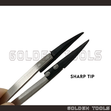 Load image into Gallery viewer, 5" Stainless Steel Non-magnetic Tweezer Blunt/ Sharp Tip Soldering Jewellery Tools
