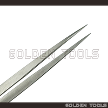 Load image into Gallery viewer, 12" Stainless Steel Non-magnetic Thin SS Tweezer Holding Tools Jewellery Tools Engineering Tools Hobby Watch Repair
