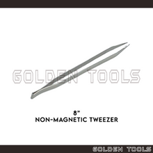 Load image into Gallery viewer, 8'' 10" 16" Stainless Steel Non-magnetic Tweezer for General Use Holding Tools Jewellery Tools Engineering Tools Watch
