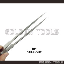 Load image into Gallery viewer, 10" Long Nose Tweezer Holding Tools Jewellery Tools Engineering Tools Hobby Watch Repair
