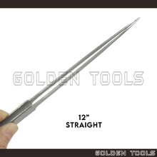 Load image into Gallery viewer, 12" Long Nose Tweezer Holding Tools Jewellery Tools Engineering Tools Hobby Watch Repair
