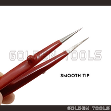 Load image into Gallery viewer, 5" Insulated Tweezer With Smooth Curved Tip Jewelry Precision Holding Tools Anti Heat Conductivity
