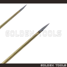 Load image into Gallery viewer, YCW Premium Hardened Steel Burnisher Round Triangle With Brass Handle Wax Clay PMC Work Jewellery Casting Polishing Tool

