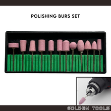 Load image into Gallery viewer, 12 Pcs Polishing Burs 2.35mm High Speed Handpiece Metal Jewellery Art Craft DIY Polish
