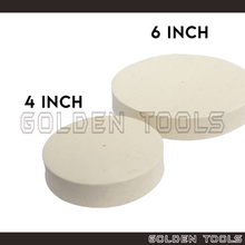 Load image into Gallery viewer, Solid Buff Felt Wheel For Polishing Pad for Bench Grinder Jewellery Metal Dental Finishing Polishing
