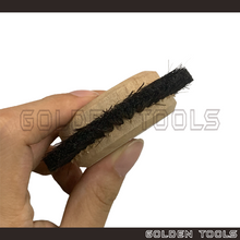 Load image into Gallery viewer, 7cm 2 Row Wood Hub Polishing Wheel Brush For Polishing Jewellery Metal Works Cleaning Dental Tools
