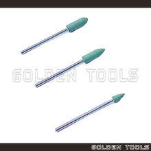 Load image into Gallery viewer, M3-28 M3-13 M3-13S Cylinder Green Silicone Point With 2.35mm HP Shank Jewellery Polishing Metal Polish Dental
