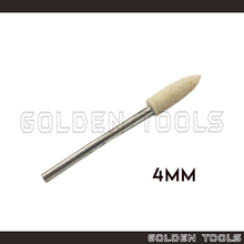 Load image into Gallery viewer, 4mm Polishing Bob Buff Wheel Mounted Points Cone Jewellery Metal Polish Dental Polishing Kain Kilat
