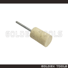 Load image into Gallery viewer, 12mm Polishing Bob Buff Wheel Mounted Cylindrical Jewellery Metal Polish Dental Polishing Kain Kilat
