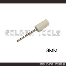 Load image into Gallery viewer, 8mm Polishing Bob Buff Wheel Mounted Cylindrical Jewellery Polishing Tools Dental Tools
