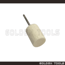 Load image into Gallery viewer, 14mm Polishing Bob Buff Wheel Mounted Cylindrical Jewellery Metal Polish Dental Polishing Kain Kilat
