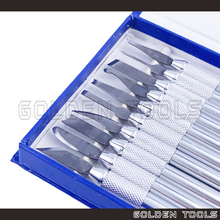 Load image into Gallery viewer, 10 Pcs Carving Knives Set Art Crafting Jewellery Wax Carving Tools Casting Tools Lost Wax Casting Investment Casting
